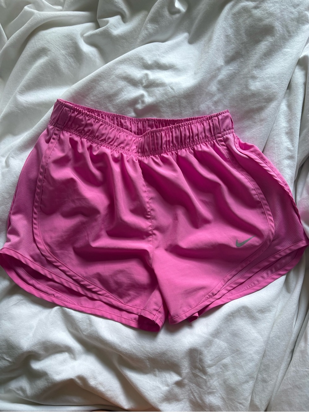Nike Women's Bright Pink Athletic Running Shorts